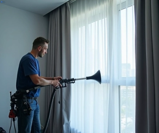 Professional curtain steam cleaning process equipment Matty Curtain Cleaning ashmore